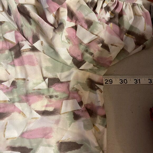 EST 1946 Pink Sage Dressy Blouse Plus Size Curvy 26/28W - Picture 8 of 11